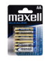 Maxell Pilas Alcalinas AA LR06 Pack de 4 unidades