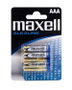 Maxell Pilas Alcalinas AAA LR03 Pack de 4 unidades
