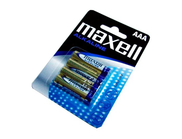Maxell Pilas Alcalinas AAA LR03 Pack de 4 unidades