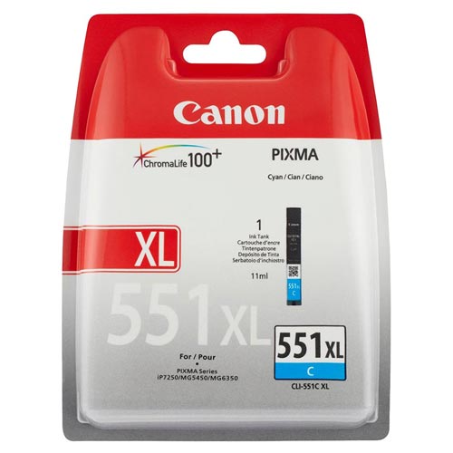 Canon CLI-551XL Cartucho de Tinta Cian XL
