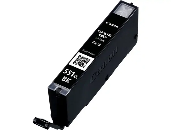 Canon CLI-551BK XL Negro Cartucho de Tinta Alto Rendimiento (XL) Original Canon CLI-551BK XL Negro Cartucho de Tinta Alto Rendimiento (XL) Original