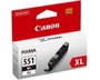 Canon CLI-551BK XL Negro Cartucho de Tinta Alto Rendimiento (XL) Original