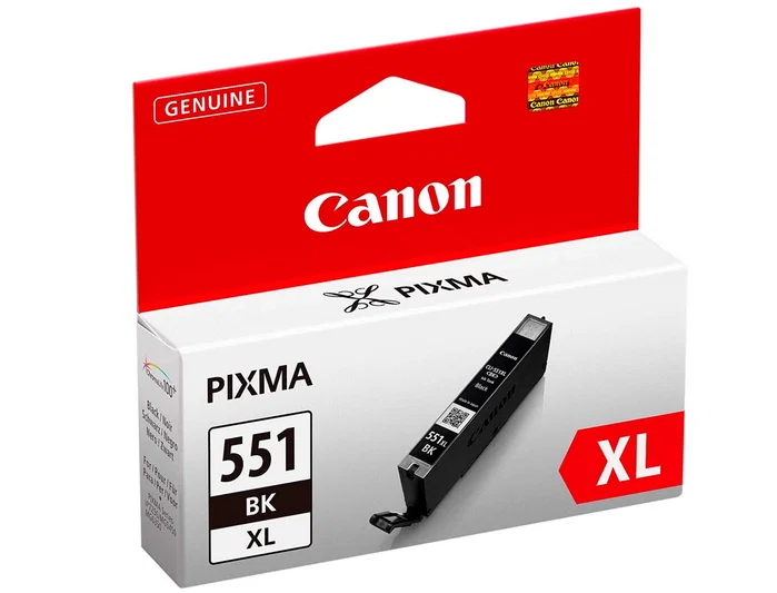 Canon CLI-551BK XL Negro Cartucho de Tinta Alto Rendimiento (XL) Original Canon CLI-551BK XL Negro Cartucho de Tinta Alto Rendimiento (XL) Original
