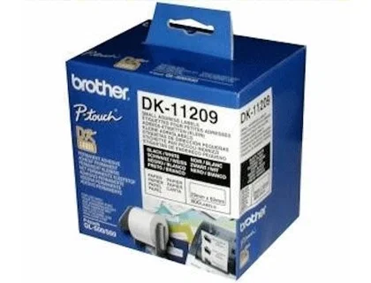 Brother DK-11209 Etiquetas de dirección 62x29mm, 800 unidades Brother DK-11209 Etiquetas de dirección 62x29mm, 800 unidades