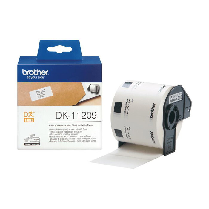 Brother DK11209 Etiquetas de Dirección 29x62 mm, 800 Unidades Brother DK11209 Etiquetas de Dirección 29x62 mm, 800 Unidades
