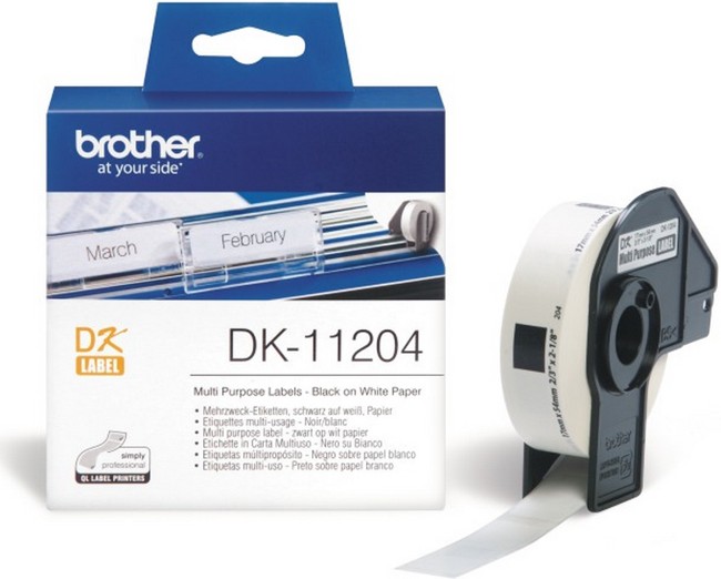 Brother DK11204 Etiquetas Multiuso 17x54mm Brother DK11204 Etiquetas Multiuso 17x54mm