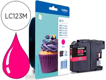 Brother LC123MBP Cartucho de Tinta Magenta Brother LC123MBP Cartucho de Tinta Magenta