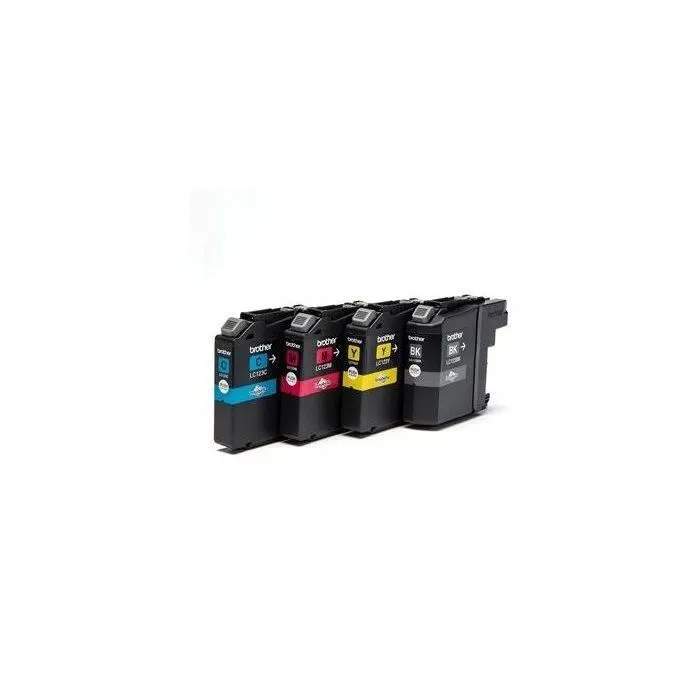 Brother LC123VALBP Pack de 4 Cartuchos de Tinta (Negro, Cian, Magenta, Amarillo) Brother LC123VALBP Pack de 4 Cartuchos de Tinta (Negro, Cian, Magenta, Amarillo)