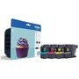 Brother LC123VALBP Pack de 4 Cartuchos de Tinta (Negro, Cian, Magenta, Amarillo)