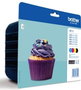 Brother LC123VALBP Pack de 4 Cartuchos de Tinta (Negro, Cian, Magenta, Amarillo)