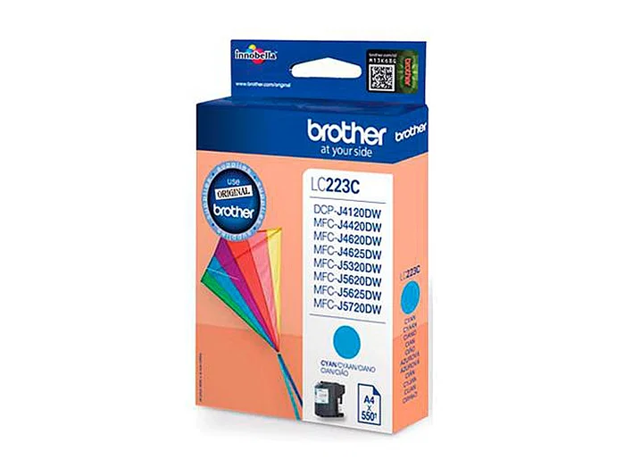 Brother Cartucho de Tinta Original LC223CBP Cian