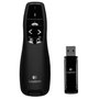 Logitech R400 Presentador Inalámbrico con Puntero Láser Rojo Negro