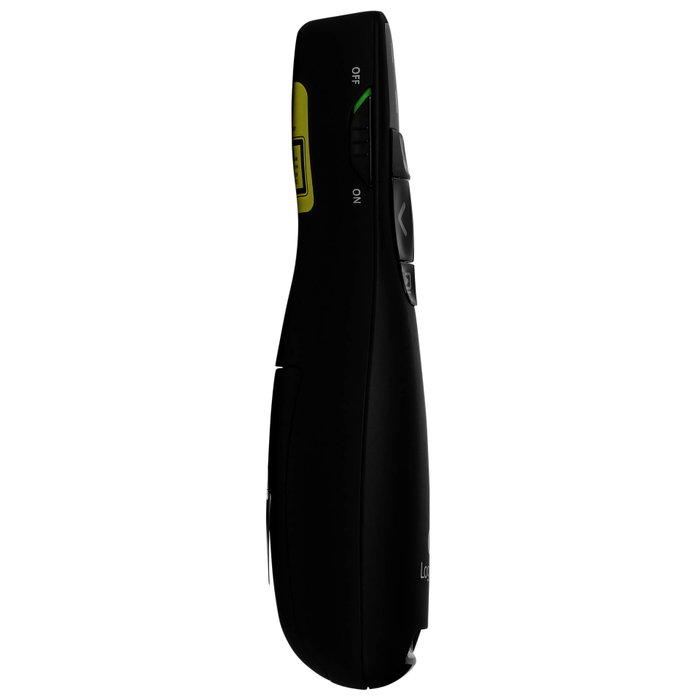Logitech R400 Presentador Inalámbrico con Puntero Láser Rojo Negro