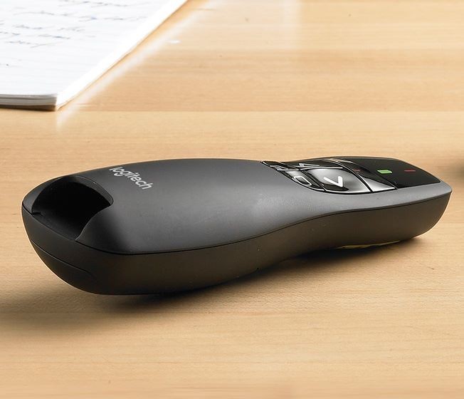 Logitech R400 Presentador Inalámbrico con Puntero Láser Rojo Negro Logitech R400 Presentador Inalámbrico con Puntero Láser Rojo Negro