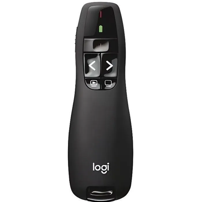 Logitech R400 Presentador Inalámbrico con Puntero Láser Rojo Negro Logitech R400 Presentador Inalámbrico con Puntero Láser Rojo Negro