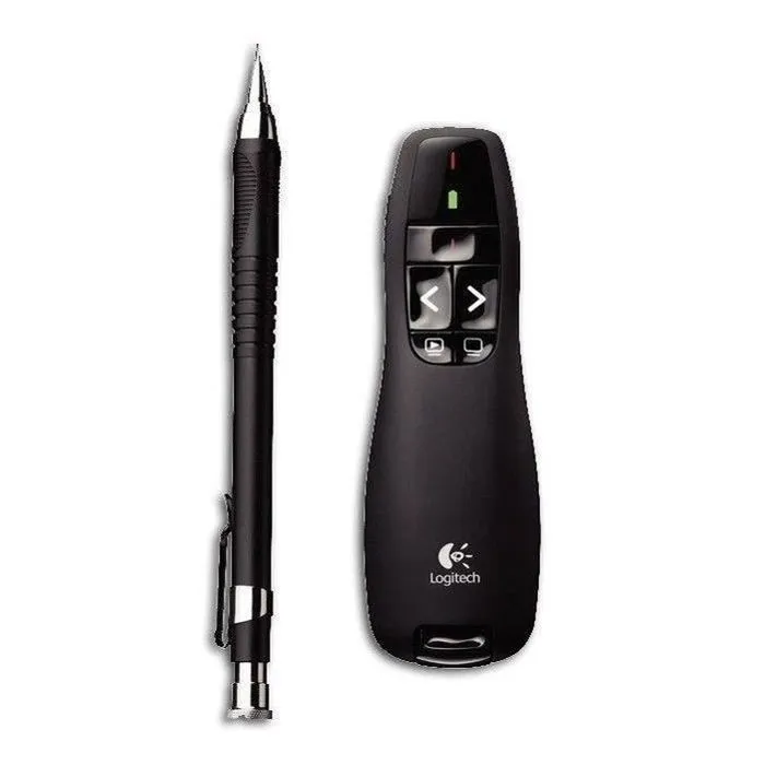 Logitech R400 Presentador Inalámbrico con Puntero Láser Rojo Negro Logitech R400 Presentador Inalámbrico con Puntero Láser Rojo Negro