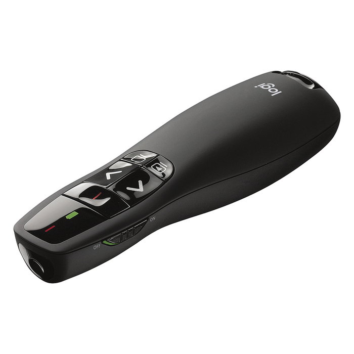 Logitech R400 Presentador Inalámbrico con Puntero Láser Rojo Negro Logitech R400 Presentador Inalámbrico con Puntero Láser Rojo Negro