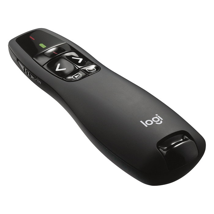 Logitech R400 Presentador Inalámbrico con Puntero Láser Rojo Negro Logitech R400 Presentador Inalámbrico con Puntero Láser Rojo Negro