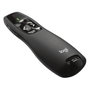 Logitech R400 Presentador Inalámbrico con Puntero Láser Rojo Negro