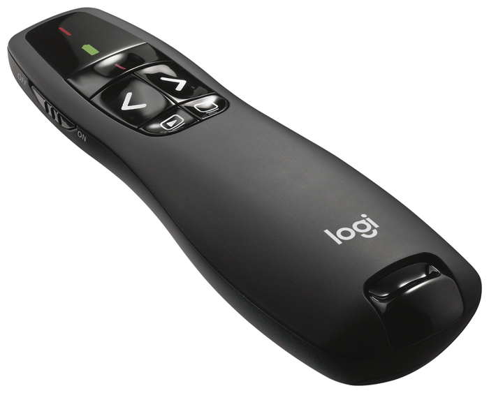 Logitech R400 Presentador Inalámbrico con Puntero Láser Rojo Negro Logitech R400 Presentador Inalámbrico con Puntero Láser Rojo Negro