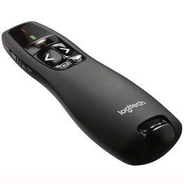 Logitech R400 Presentador Inalámbrico Láser Rojo Negro