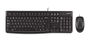 Logitech MK120 Combo Teclado y Ratón USB, Duradero y Resistente a Líquidos, Diseñado para Entornos Educativos