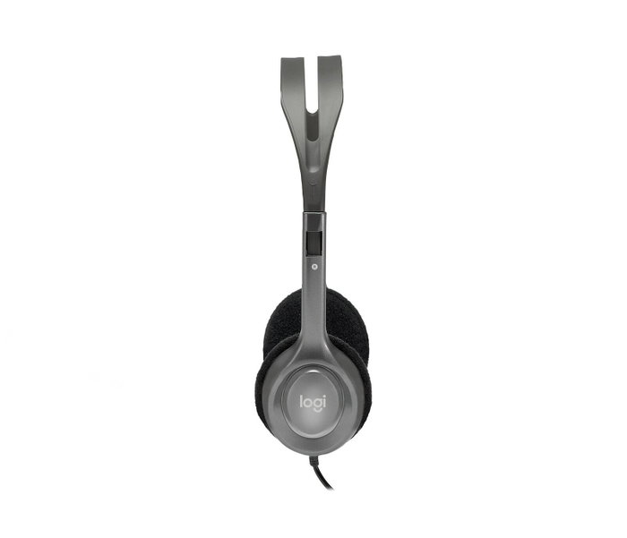 Logitech H110 Stereo Headset con micrófono, Gris/Gris Oscuro, Jack 3,5 mm Logitech H110 Stereo Headset con micrófono, Gris/Gris Oscuro, Jack 3,5 mm