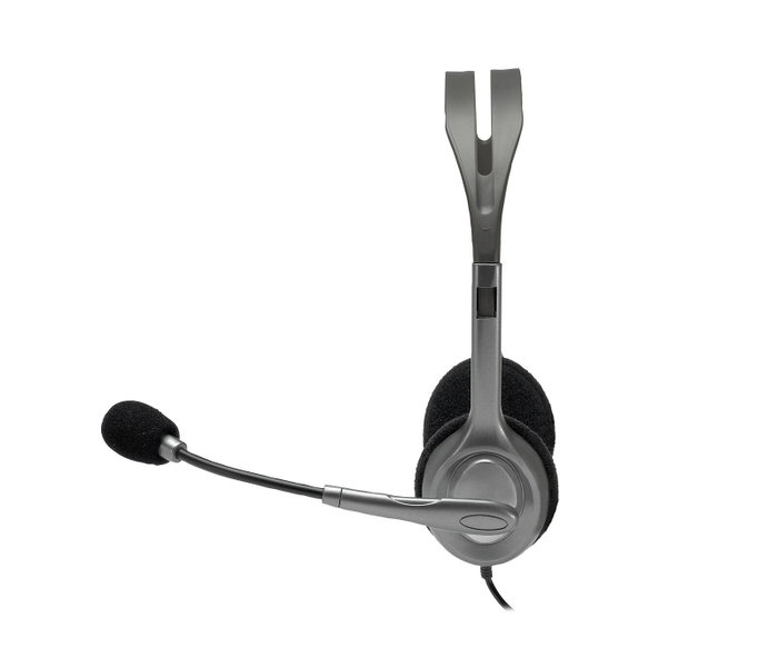 Logitech H110 Stereo Headset con micrófono, Gris/Gris Oscuro, Jack 3,5 mm Logitech H110 Stereo Headset con micrófono, Gris/Gris Oscuro, Jack 3,5 mm
