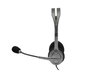 Logitech H110 Stereo Headset con micrófono, Gris/Gris Oscuro, Jack 3,5 mm