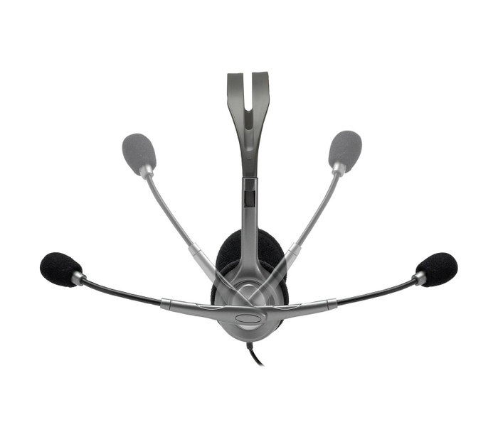 Logitech H110 Stereo Headset con micrófono, Gris/Gris Oscuro, Jack 3,5 mm Logitech H110 Stereo Headset con micrófono, Gris/Gris Oscuro, Jack 3,5 mm