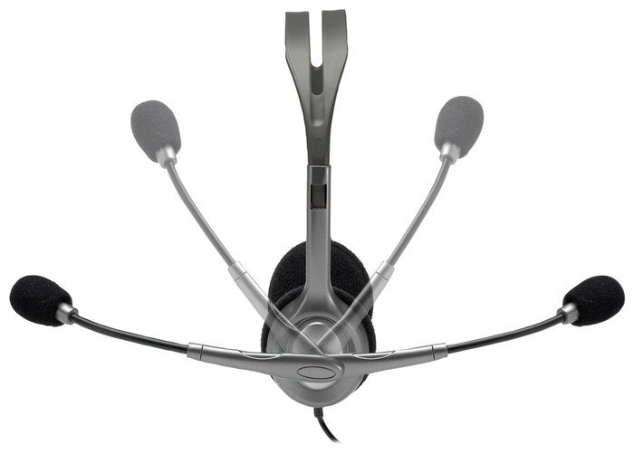Logitech H110 Stereo Headset Gris/Gris Oscuro con Micrófono Giratorio Logitech H110 Stereo Headset Gris/Gris Oscuro con Micrófono Giratorio