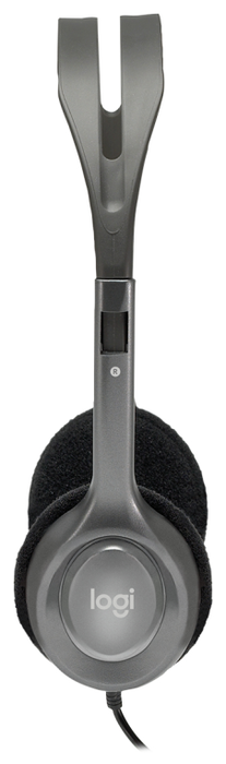Logitech H110 Stereo Headset Gris/Gris Oscuro con Micrófono Giratorio Logitech H110 Stereo Headset Gris/Gris Oscuro con Micrófono Giratorio