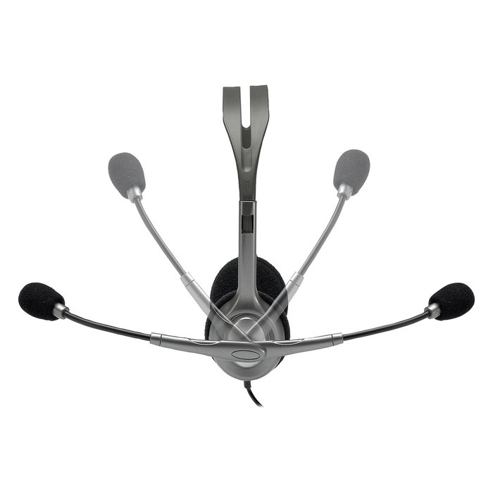 Logitech H110 Stereo Headset Gris/Gris Oscuro con Micrófono Giratorio Logitech H110 Stereo Headset Gris/Gris Oscuro con Micrófono Giratorio