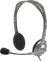 Logitech H110 Stereo Headset Gris/Gris Oscuro con Micrófono Giratorio