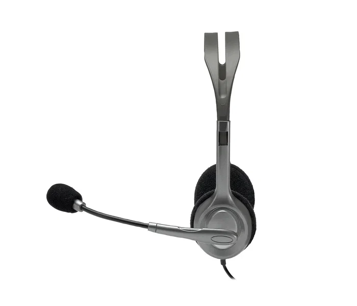 Logitech H110 Stereo Headset Plata/Gris