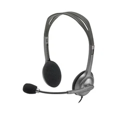 Logitech H110 Stereo Headset Gris/Gris Oscuro con Micrófono Giratorio