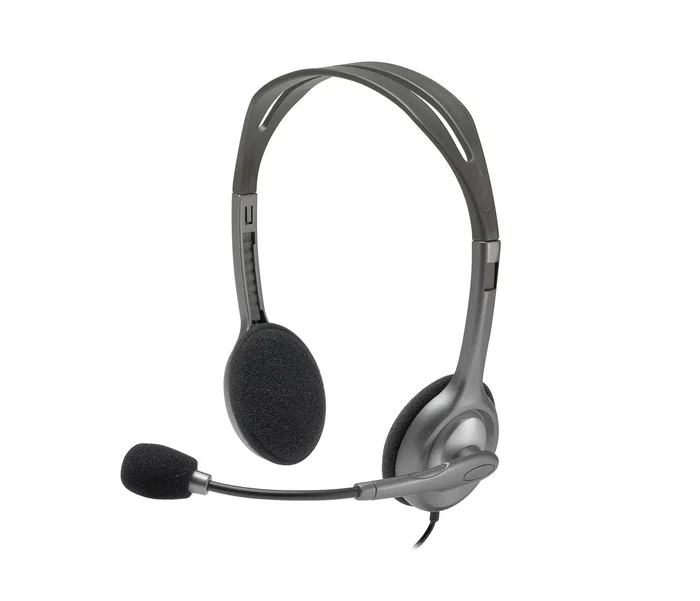 Logitech H110 Stereo Headset Gris/Gris Oscuro con Micrófono Giratorio Logitech H110 Stereo Headset Gris/Gris Oscuro con Micrófono Giratorio