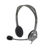 Logitech H110 Stereo Headset Gris/Gris Oscuro con Micrófono Giratorio