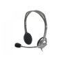 Logitech H110 Stereo Headset Gris/Gris Oscuro con Micrófono Giratorio