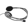 Logitech H110 Stereo Headset Gris/Gris Oscuro con Micrófono Giratorio