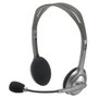 Logitech H110 Stereo Headset Gris/Gris Oscuro con Micrófono Giratorio