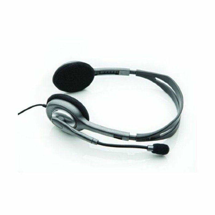 Logitech H110 Stereo Headset Gris/Gris Oscuro con Micrófono Giratorio Logitech H110 Stereo Headset Gris/Gris Oscuro con Micrófono Giratorio