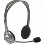 Logitech H110 Stereo Headset Gris/Gris Oscuro con Micrófono Giratorio