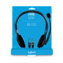Logitech H110 Stereo Headset Gris/Gris Oscuro con Micrófono Giratorio