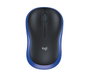 Logitech M185 Ratón Inalámbrico Negro/Azul