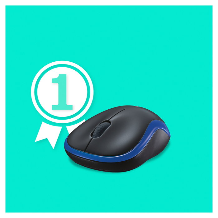 Logitech M185 Ratón Inalámbrico Azul Logitech M185 Ratón Inalámbrico Azul