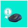Logitech M185 Ratón Inalámbrico Azul
