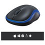 Logitech M185 Ratón Inalámbrico Azul