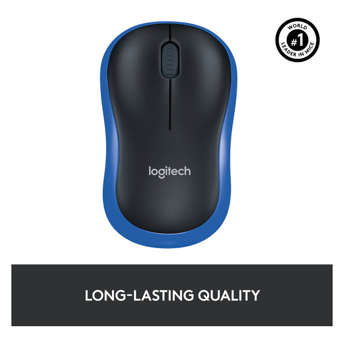 Logitech M185 Ratón Inalámbrico Azul Logitech M185 Ratón Inalámbrico Azul