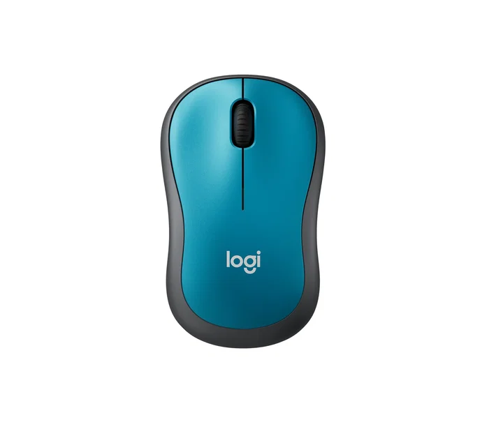 Logitech M185 Ratón Inalámbrico Ambidextro Azul